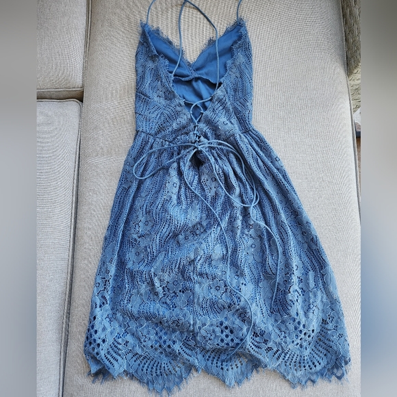 Aooksmery Blue Sundress - Picture 3 of 15